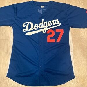 Matt Kemp Los Angeles Dodgers Baseball SGA Blue Size XL Replica Jersey MLB